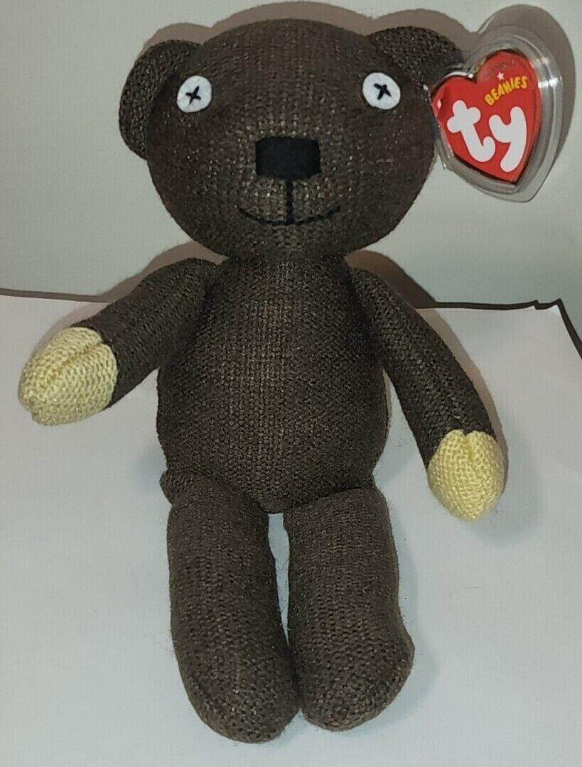 Ty Beanie Baby - MR BEAN'S TEDDY BEAR (UK Exclusive) NEW MINT with MINT TAGS Ty - фотография #8