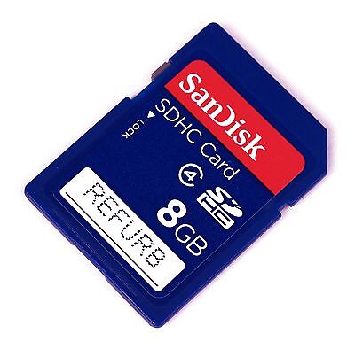 LOT 10x SanDisk SD 8GB SDHC memory card 8 G 8G GB HC, REFURB SanDisk SDSDB008G10PK, SDSDB008GB35 - фотография #4