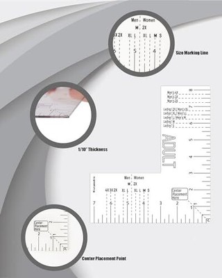 Tshirt Ruler Guide for Vinyl Alignment - Left Chest T Shirt Ruler Alignment T... Karpoulra Does not apply - фотография #4
