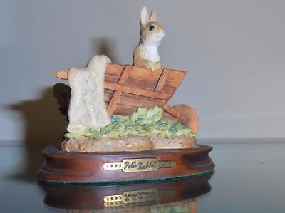 Peter Rabbit Figurine Made in Scotland & set of wall hangings Cute Nursery Decor Borders