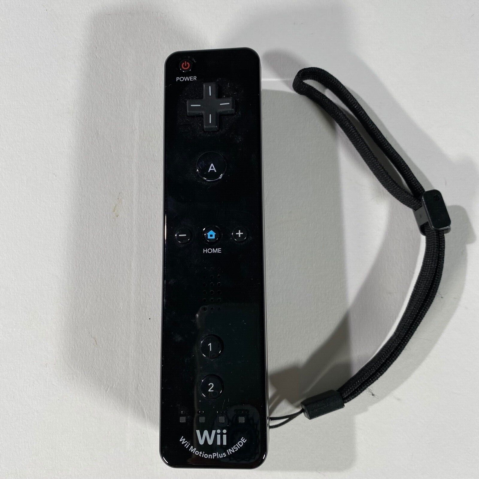 OEM Nintendo Black Wii Remote Motion Plus Controller RVL-036 Tested Working Nintendo RVL-036 - фотография #6
