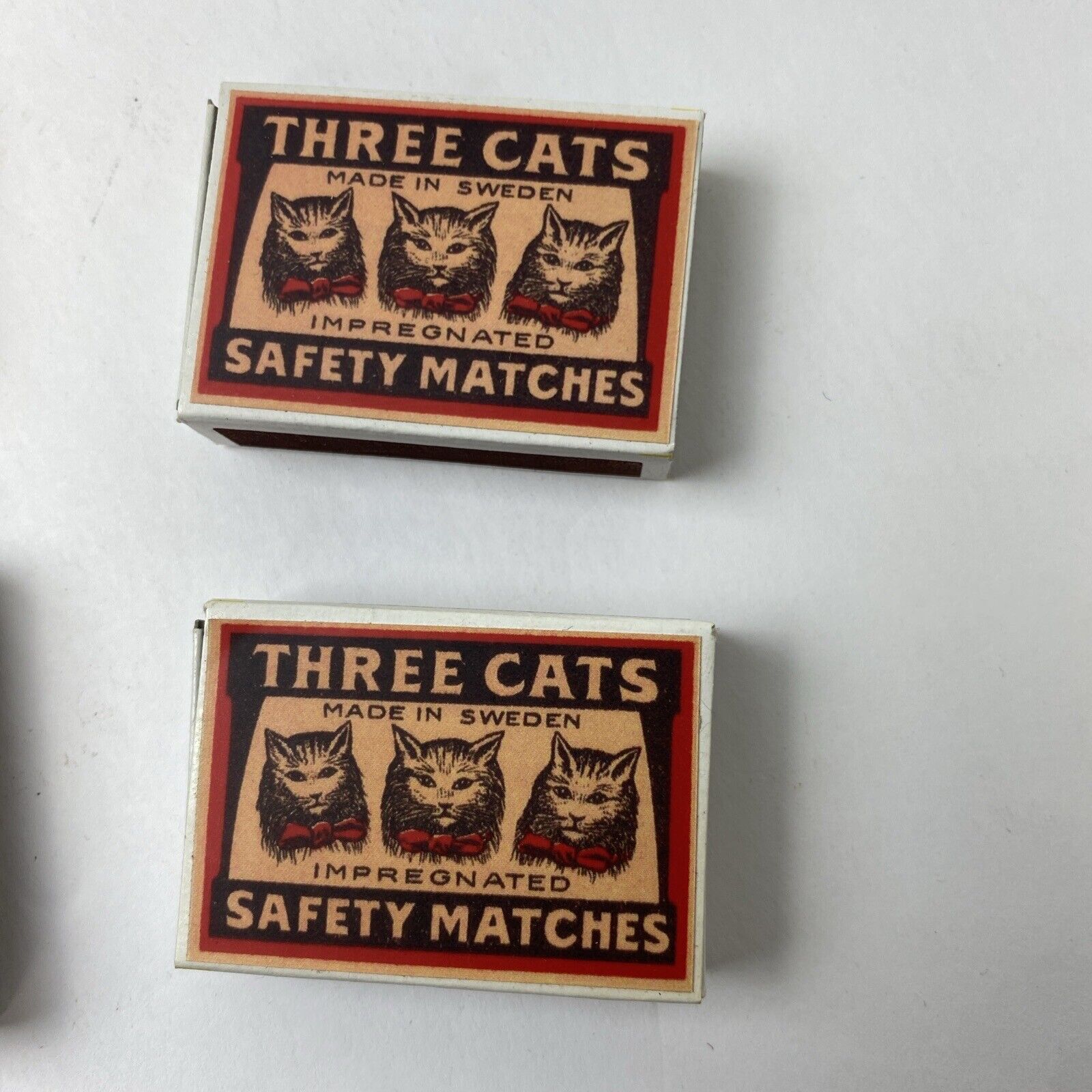 Vintage Matchbox Matches Kittens Cat Theme Lot Of 12 Japan Sweden Guatemala Без бренда - фотография #4