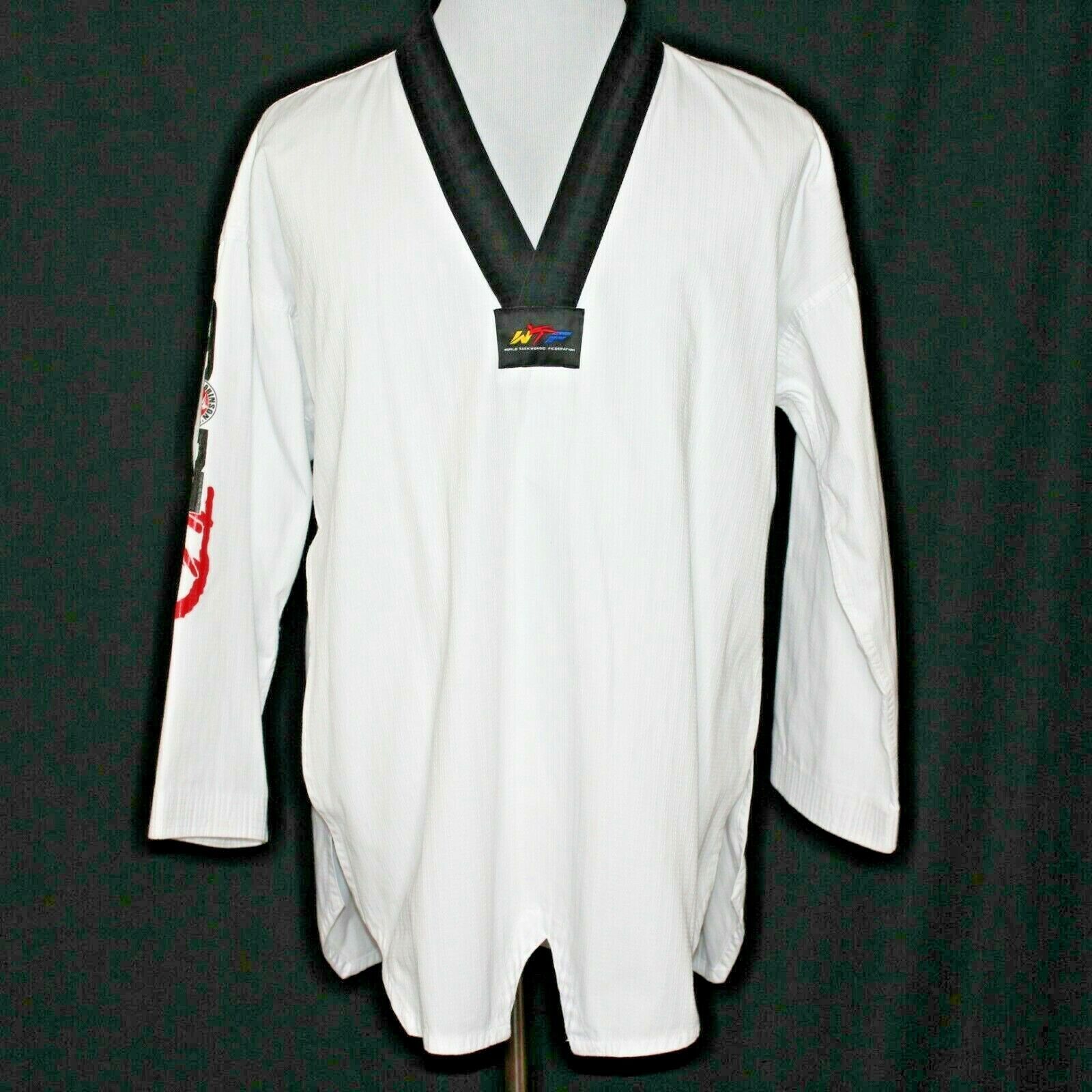 Adidas Robinson WTF Taekwondo Uniform (Female) Size 5 Dobok TKD Gi Set of 2  Adidas Poomsae Dan Uniform - фотография #2