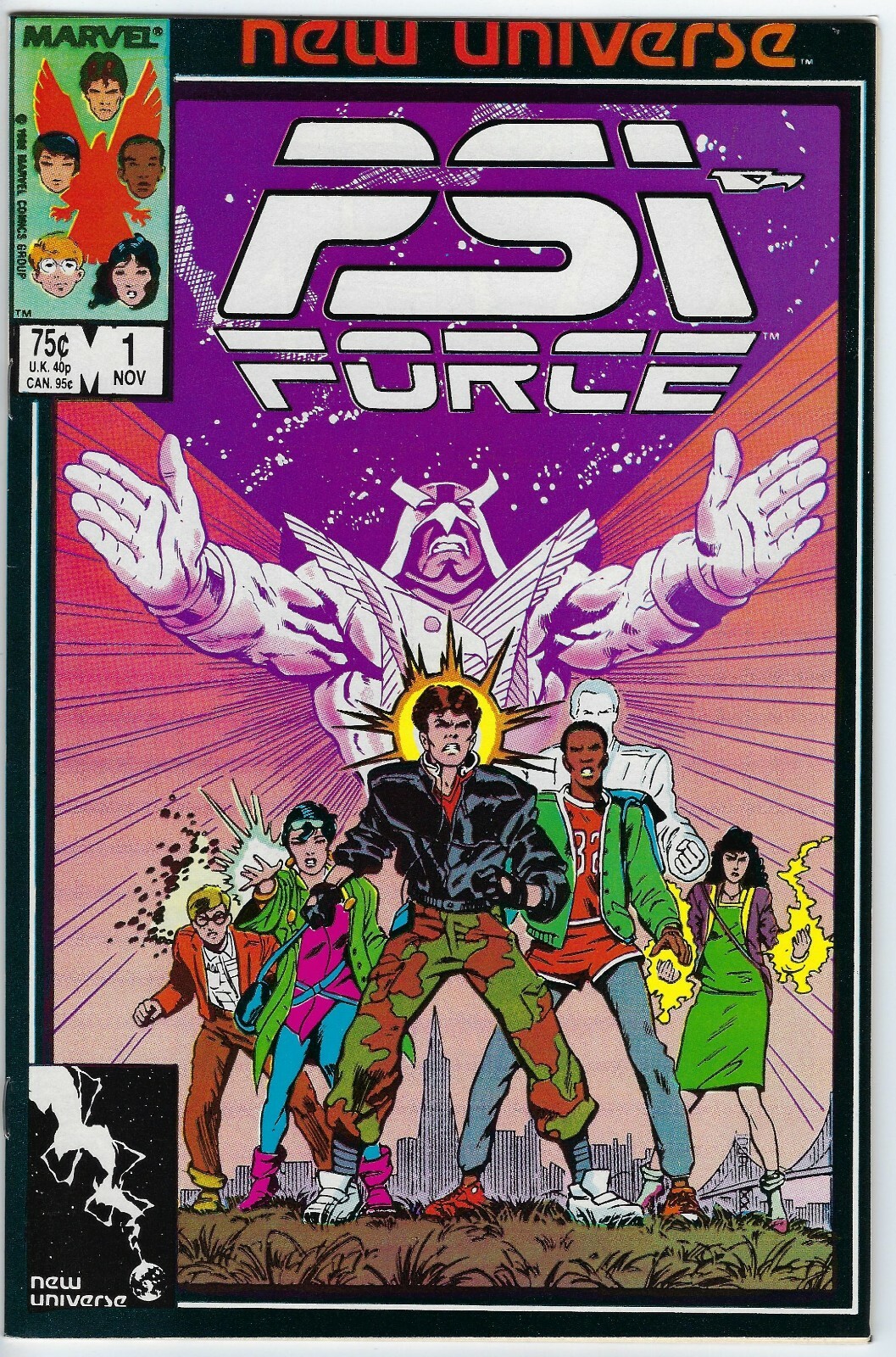 PSI FORCE & DAMAGE CONTROL LOT, 14 issues, Marvel Comics, New Universe  Без бренда - фотография #2