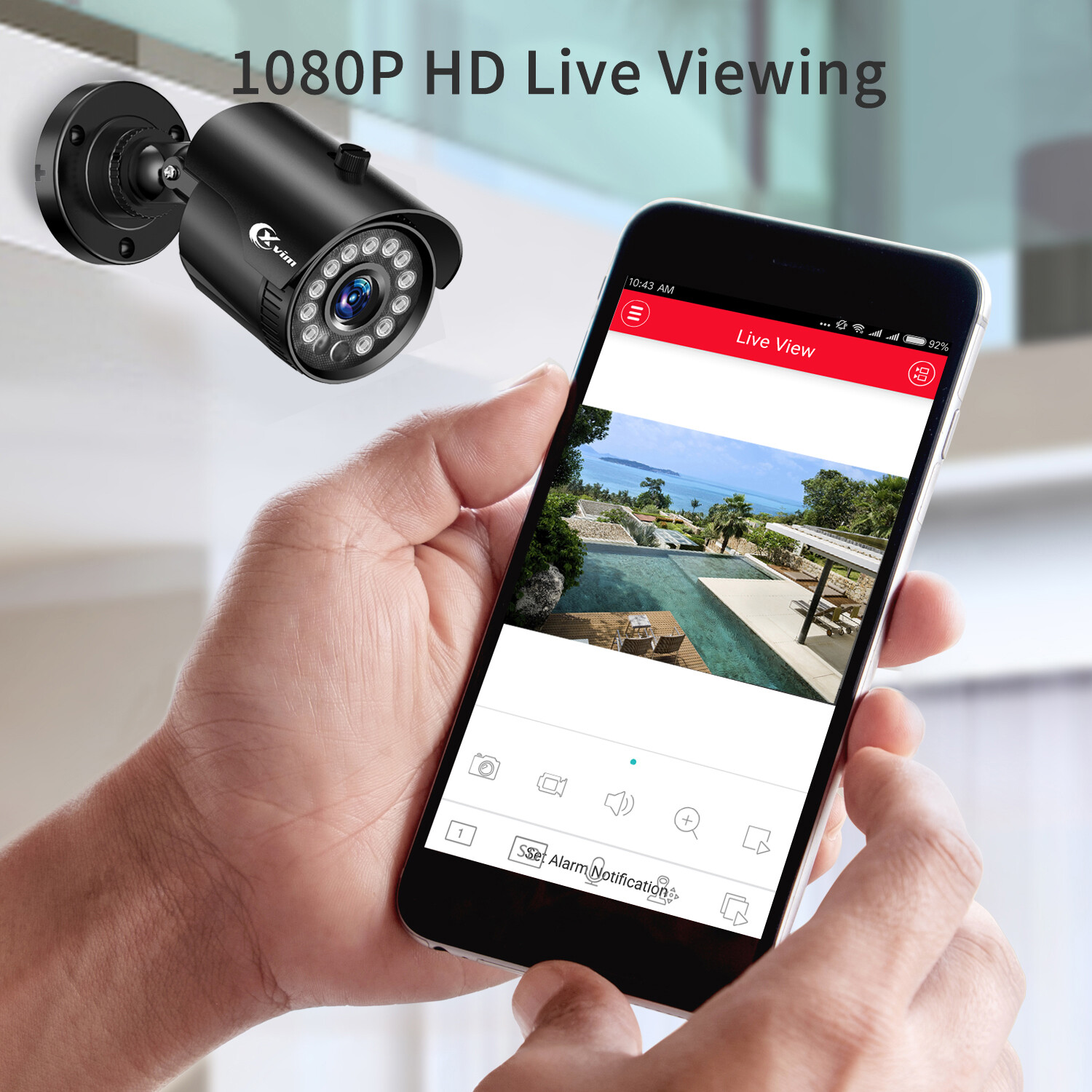 XVIM 8CH 1080P HD DVR Outdoor Night Vision 1920TVL CCTV Security Camera System XVIM Does Not Apply - фотография #5