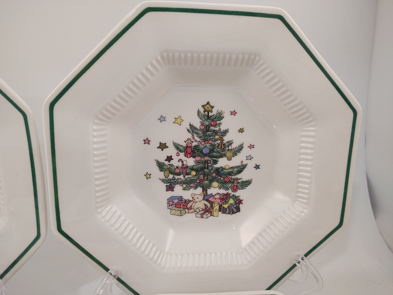 Set of 4 Nikko Christmastime Rim Soup Bowls Nikko Nikko Christmastime - фотография #4