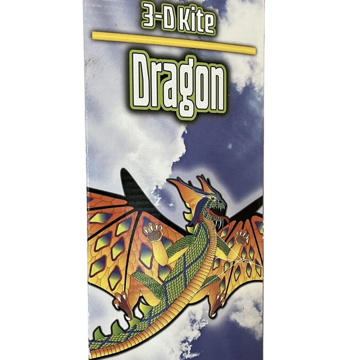 X Kites Dragon 3-D Kite 76 Inch Wingspan Full Body Ripstop Fabric TriWinder X Kites 999073