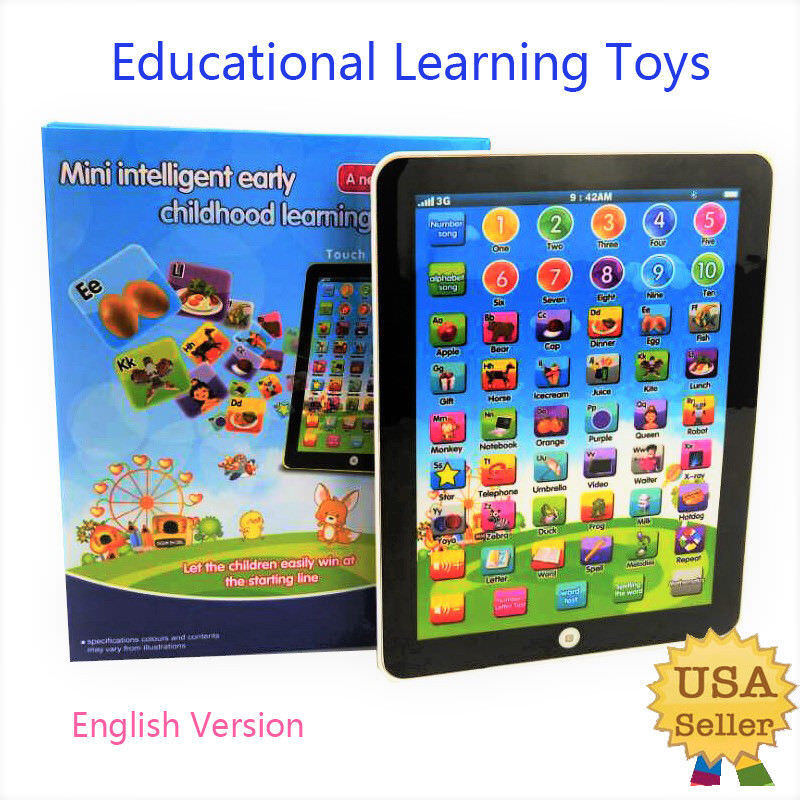 New Kids Children TABLET PAD Educational Learning Toys Gift For Boys Girls Baby Unbranded