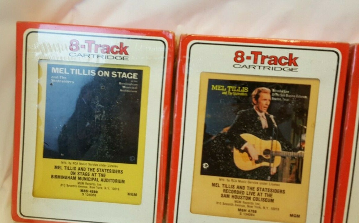 Mel Tillis Statesiders 5 NOS Sealed 8-track Tapes On Stage Live Southern Sam NEW Без бренда - фотография #2