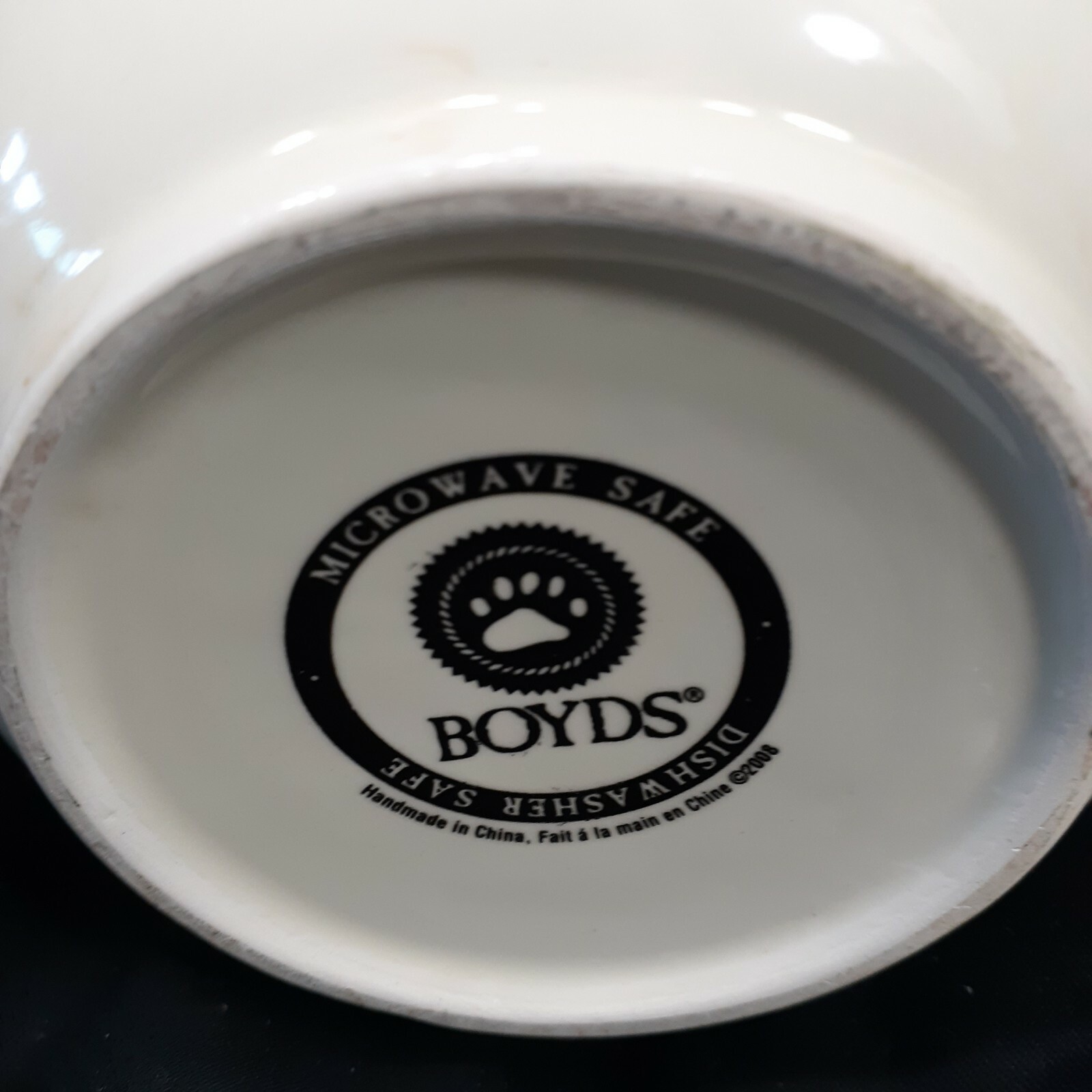 Boyds Microwave Dishwasher Safe Teapot Heart Shape Handle with Lid 5.25x7.25" Boyds n/a - фотография #3