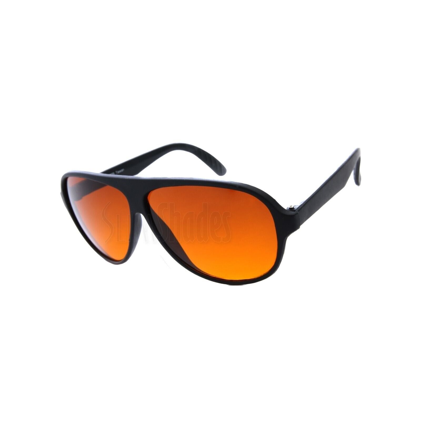 3 PAIR Aviator Blue Blocking Sunglasses with Blue Light Blocker Amber Lens Unbranded 3012-3pk - фотография #2