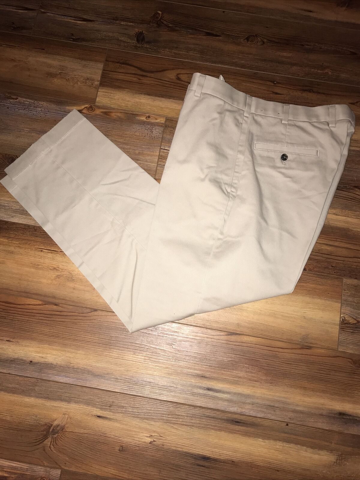 Mens Brooks Brothers Style Clark Lot of 2 Lt  Advantage Chino Flat Front 37 x 30 Brooks Brothers - фотография #5