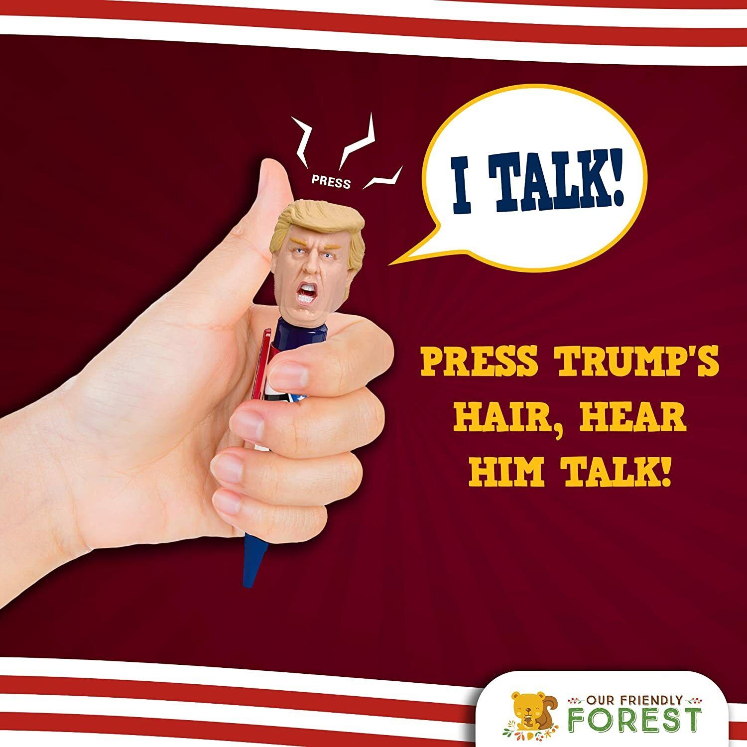 Donald Trump Talking Pen 8 Different Sayings In Trump's Real Voice FREE SHIPPING Без бренда - фотография #3