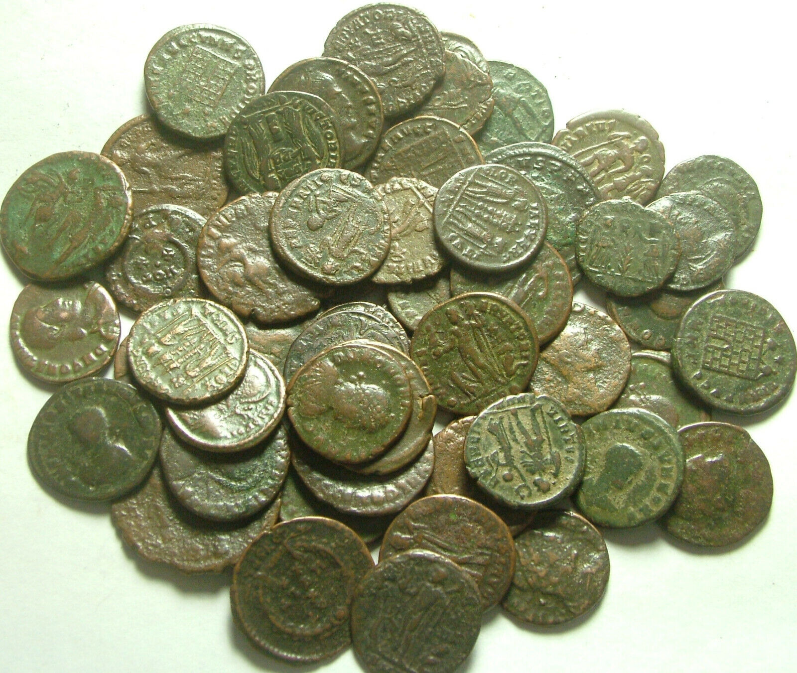 Lot genuine Ancient Roman coins Constantine/Valens/Constantius/Licinius/Constans Без бренда - фотография #6