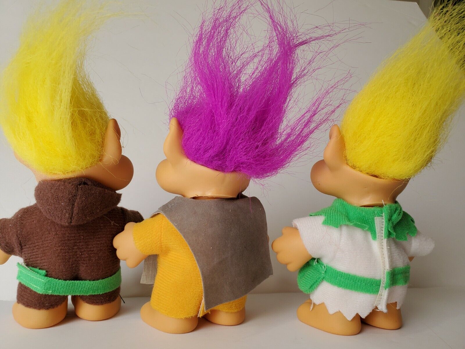 Vintage ITB Troll Dolls Lot of 3  Knight Monk & Squire Outfits 5 Inches 1991 ITB - фотография #7