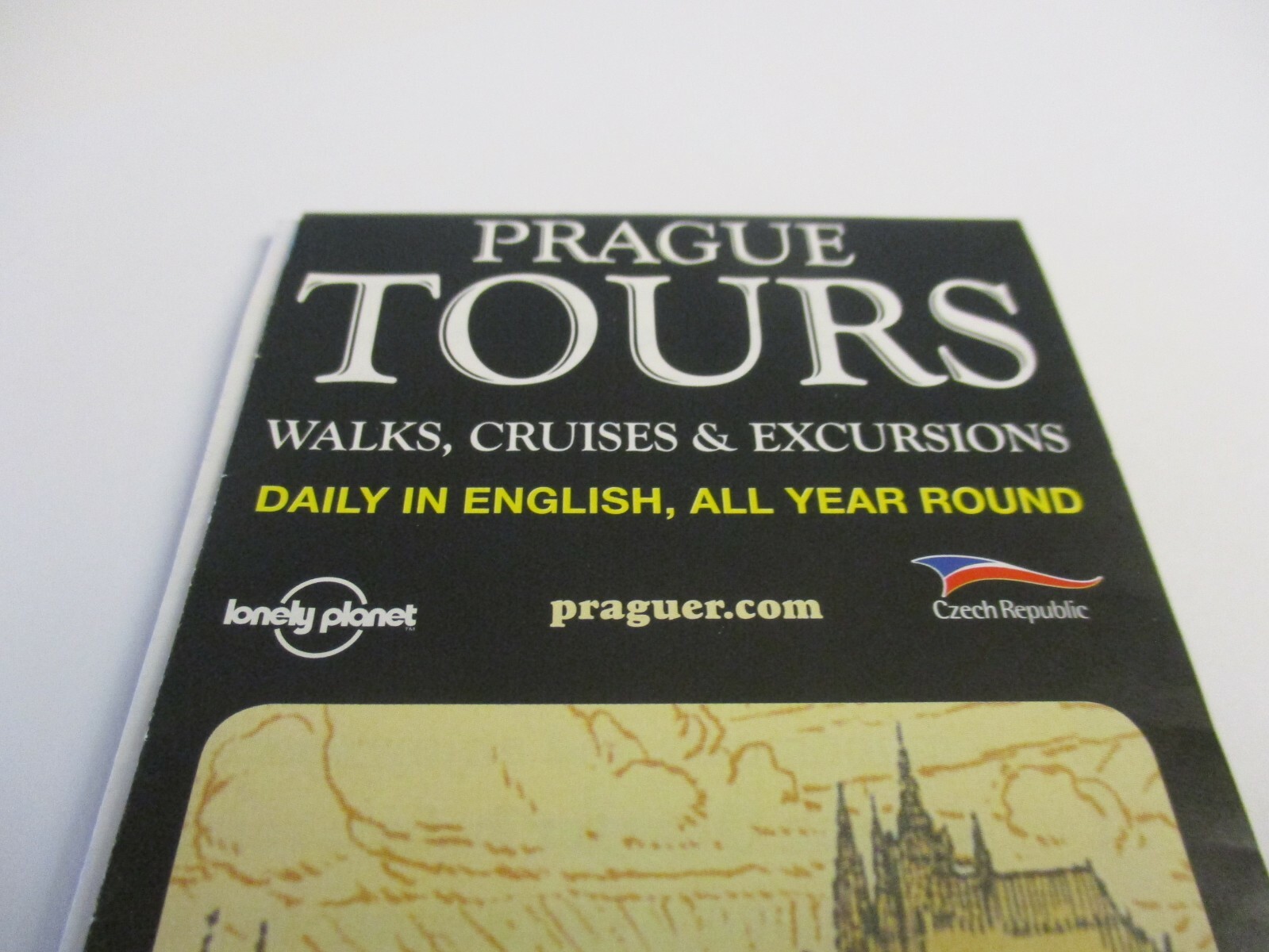 PRAGUE CITY MAP CZECHOSLOVAKIA  CZECH REPUBLIC 21 x 13 INCHES COLLECTIBLE #2 Без бренда - фотография #5