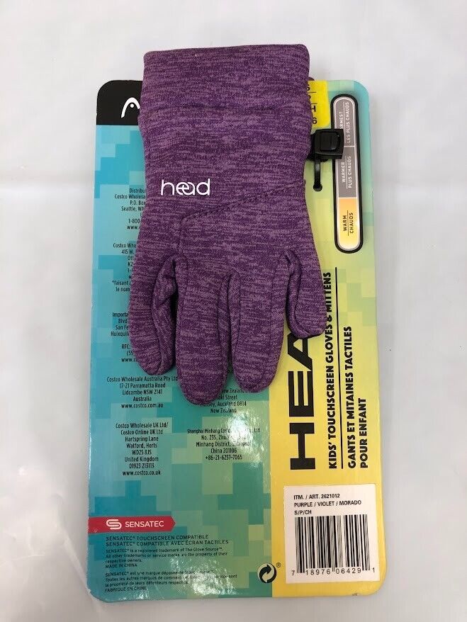 Head Kid's Touchscreen Gloves Purple Small HEAD - фотография #3