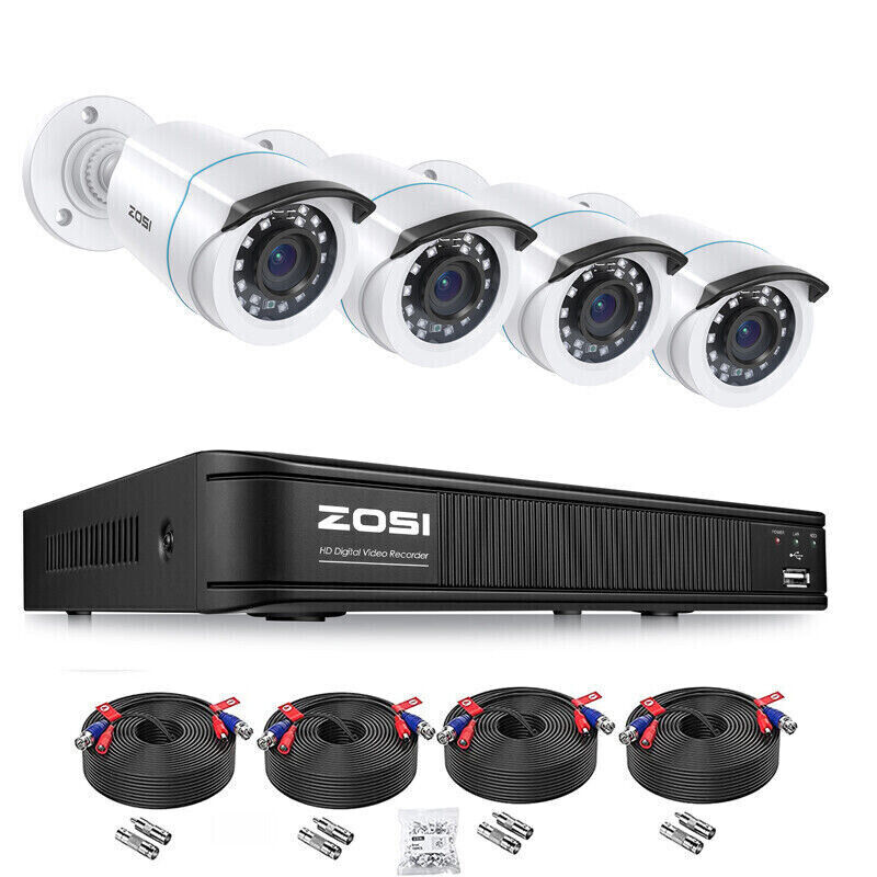 ZOSI 5MP Lite 8CH DVR 1080P CCTV Security Camera System Outdoor waterproof cam ZOSI Does Not Apply