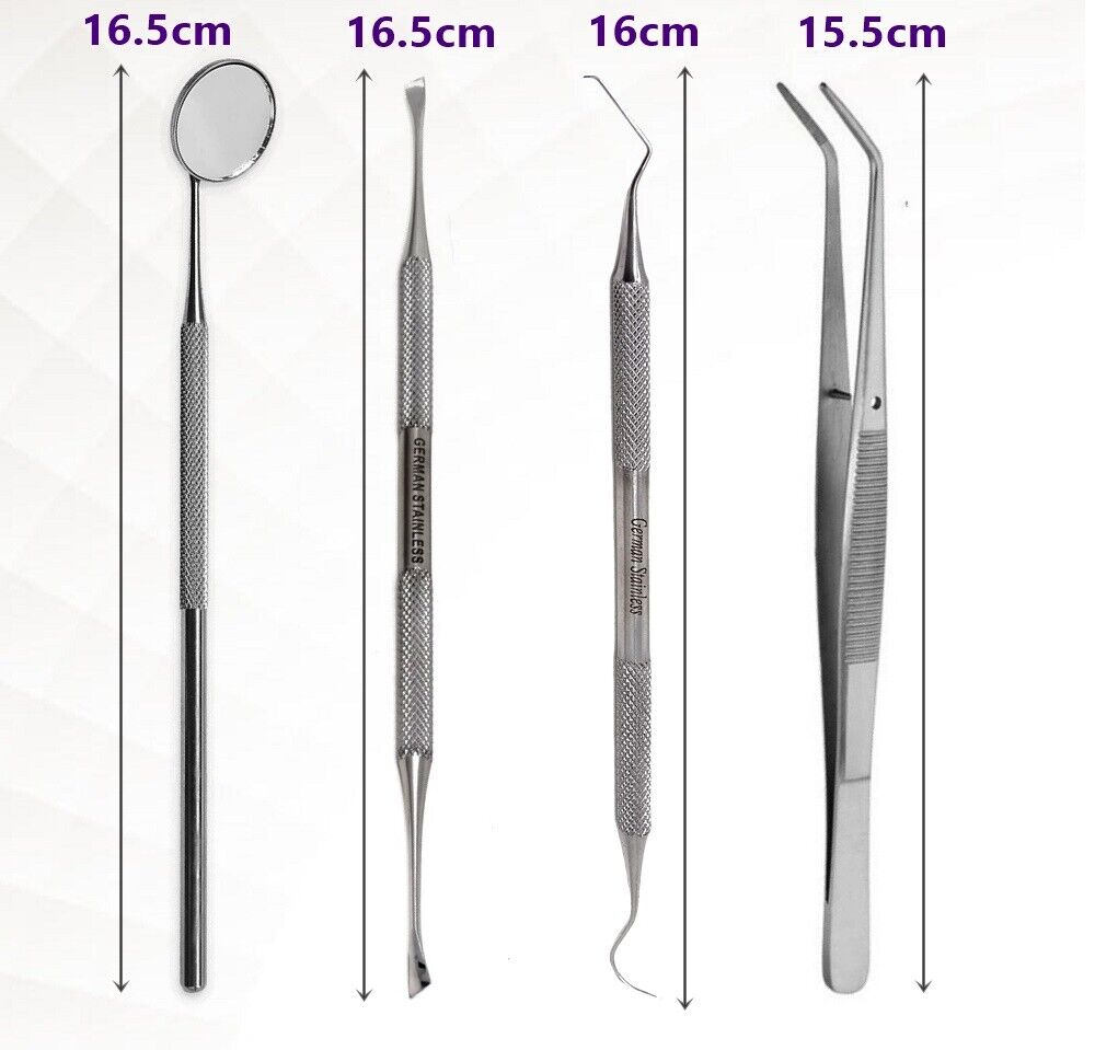 German Steel Dental Scaler Tartar Calculus Plaque Remover Tooth Stains Tool US hti brand Does Not Apply - фотография #3