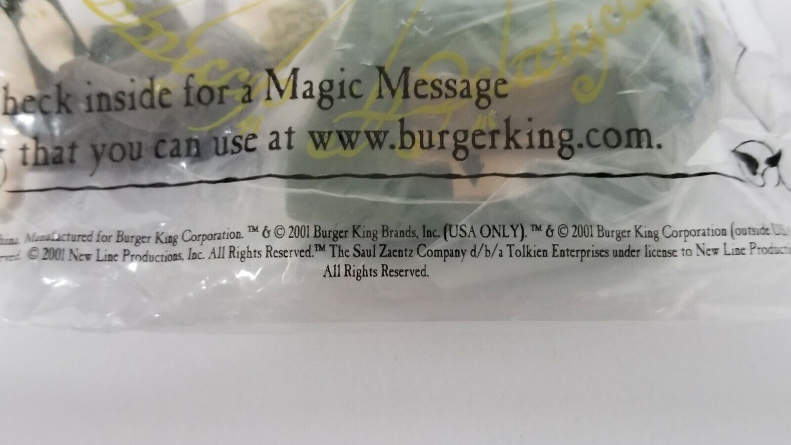 Burger King Lot 15 Lord of the Rings Toys Sealed Aragorn Boromir Bilbo 2001 New Без бренда - фотография #7