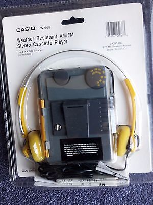 VINTAGE CASIO SPORTS GEAR AM/FM STEREO CASSETTE PLAYERS W-900, Box of 6 pcs, New Casio Does Not Apply - фотография #2