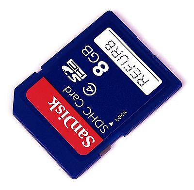 LOT 10x SanDisk SD 8GB SDHC memory card 8 G 8G GB HC, REFURB SanDisk SDSDB008G10PK, SDSDB008GB35 - фотография #8