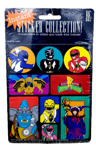 2 Packs Vintage Saban Mighty Morphin Power Rangers Instant Sticker Collections Power Rangers