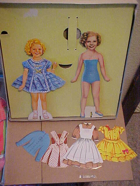 2 Sets Vintage Shirley Temple Magnetic Doll Paper Dolls Gabriel  Без бренда - фотография #3