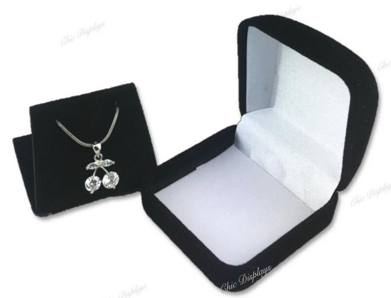 12pc Black Velvet Earring Gift Boxes for Earring Jewelry Gift Boxes for Earring Unbranded - фотография #4