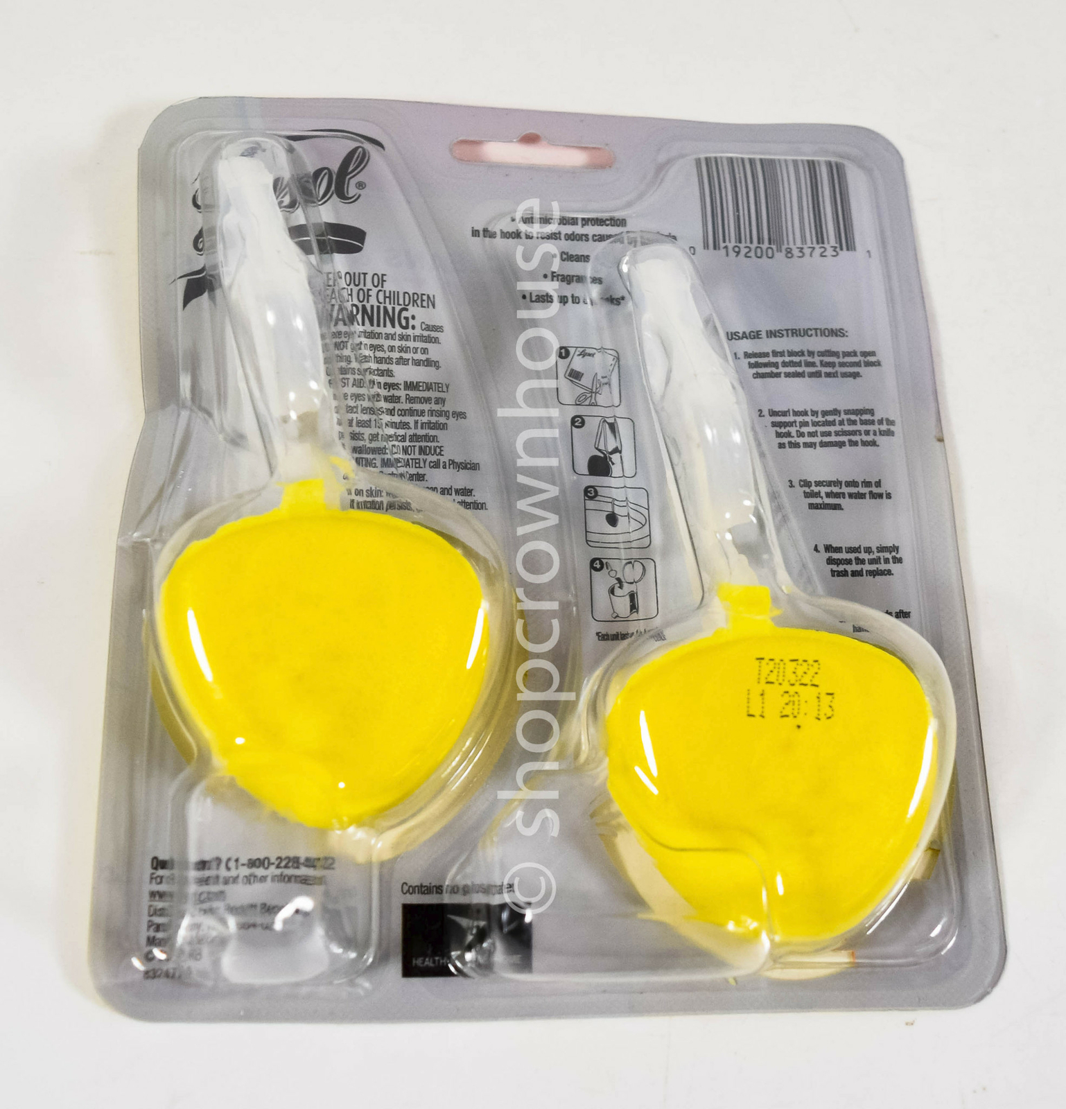 4pks Lysol Hygienic Automatic Toilet Cleaner - LEMON BREEZE LYSOL - фотография #3