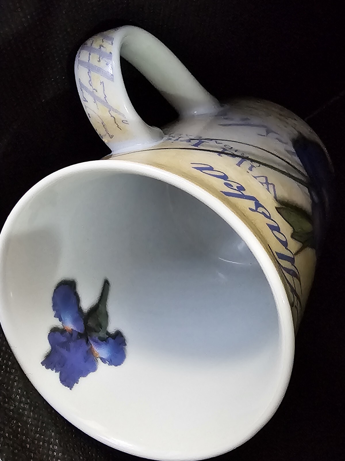 New Alaska Wild Iris Flower ceramic souvenir collector's Coffee Mug or Tea Cup  Без бренда - фотография #3