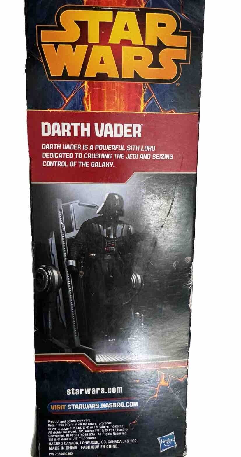 New In Box Darth Vader Star Wars 12 Inch Figure w/ Light Saber - Plastic NIB Без бренда - фотография #5