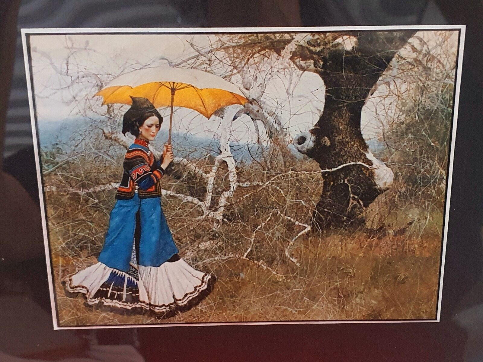 Chinese Artist Gao Xiao-Hua Reproduction Prints of Paintings of Yi Ethnic Group Без бренда - фотография #4
