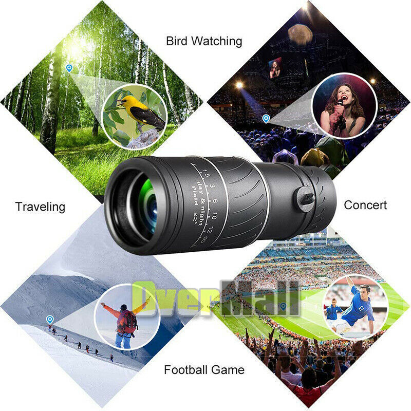 2xMonocular Monocular 40X60 Clear Night Vision Zoom Lens Telescope Portable+Case Unbranded/Generic Does not apply - фотография #10