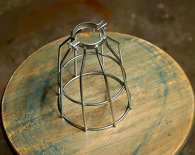 Steel Bulb Guard, Clamp On Metal Lamp Cage, For Vintage Trouble Light Industrial Без бренда Steel Bulb Guard - фотография #7