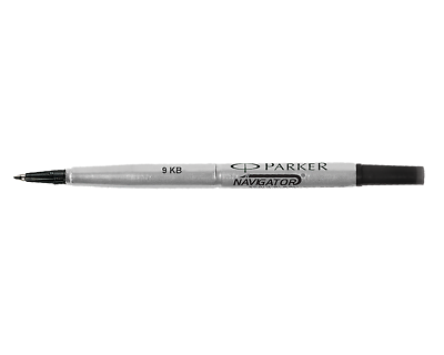 5 X Parker Quink Roller Ball Rollerball Pen Refills Black Ink Medium Nib New PARKER - фотография #4