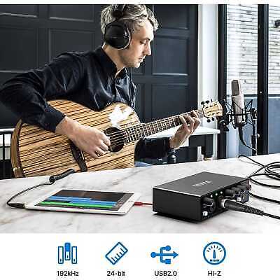 2X2 USB Audio Interface with 48V Phantom Power for Recording, Streaming and Podc EBXYA 076c112f-2cf1-4c93-9e48-4376fb74ef6c - фотография #2