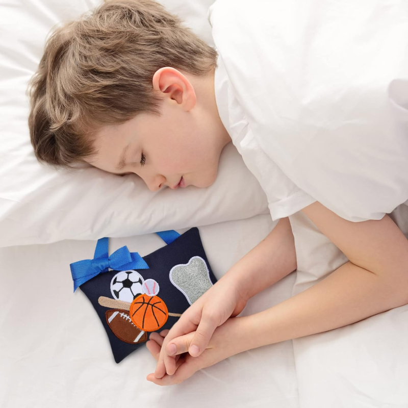 Tooth Fairy Pillow with Pocket Kids Lost Tooth Pillow for Tooth Fairy Tooth Pill Does not apply - фотография #6