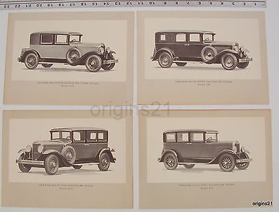 1928 brochures 4 Graham Paige Model 629 5,7 passenger Sedan; Model 610 sedan Без бренда