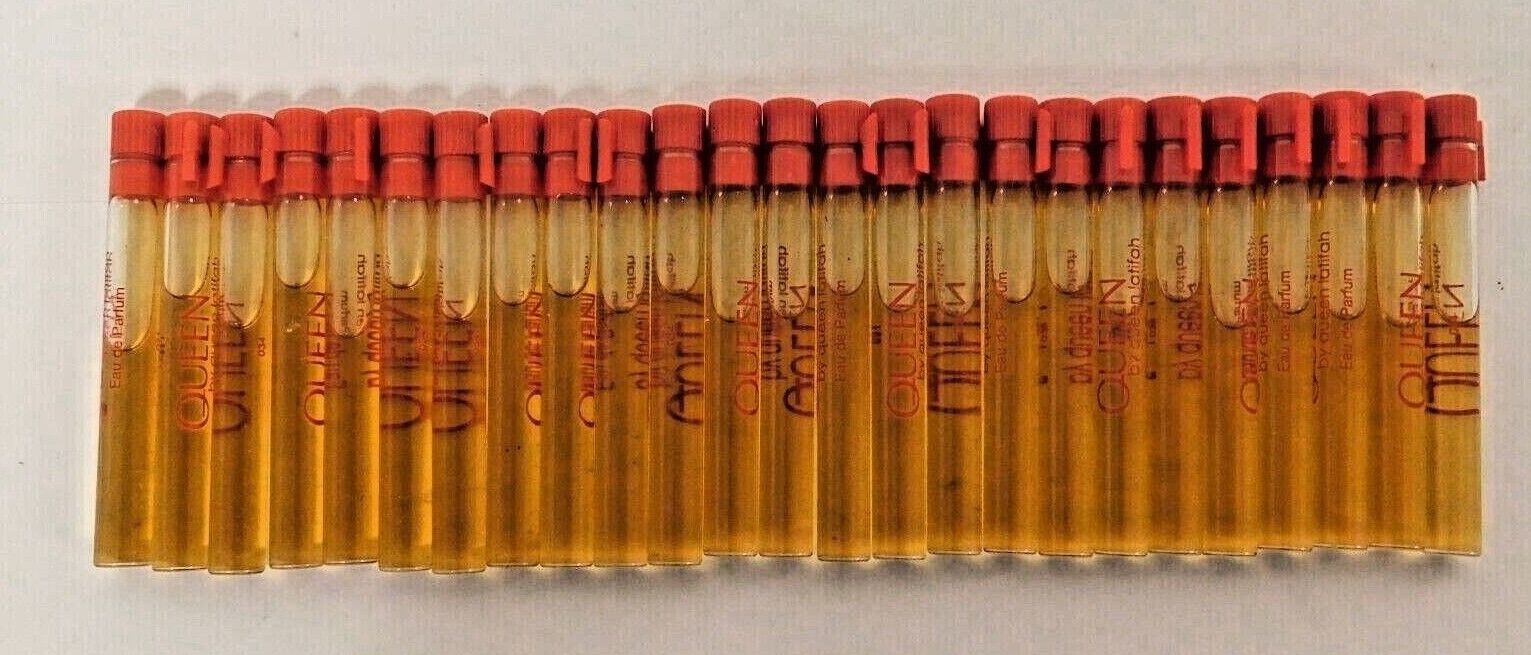Queen by Queen Latifah Eau de Parfum Perfume 25 Sample Bottles .05 Fl Oz/Bottle Queen by Queen Latifah