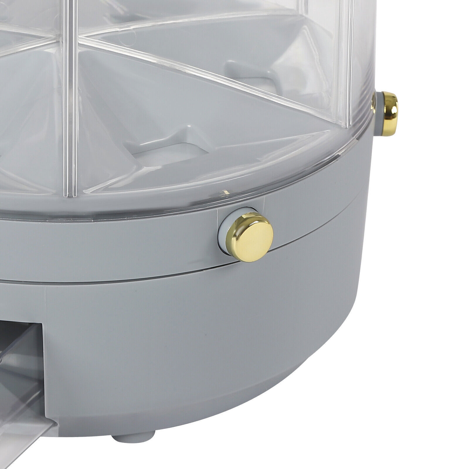 Rice Dispenser Dry Grain Food Storage Container Tank 6-Grid Rotating for Kitchen Unbranded N/A - фотография #11