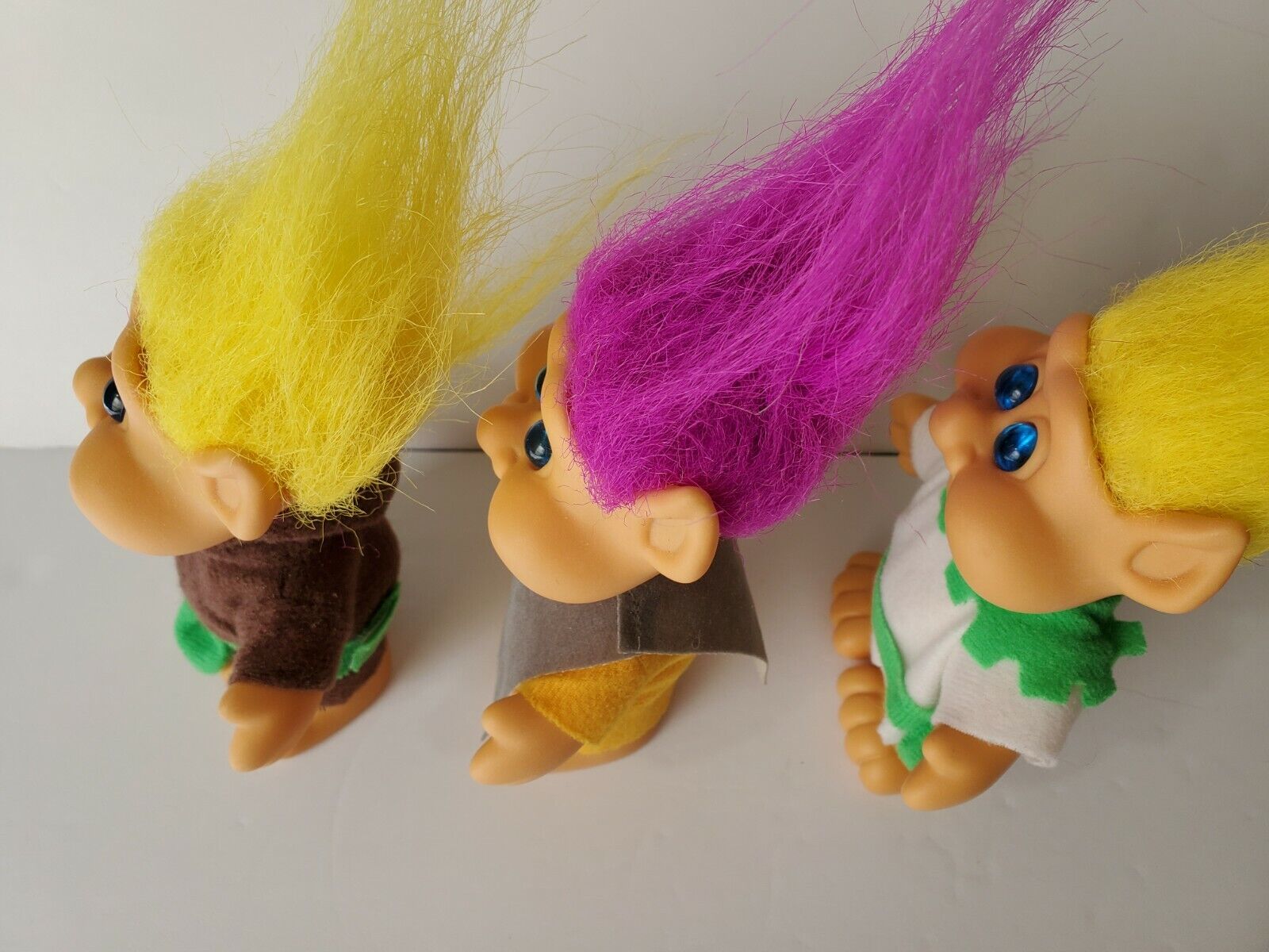 Vintage ITB Troll Dolls Lot of 3  Knight Monk & Squire Outfits 5 Inches 1991 ITB - фотография #6