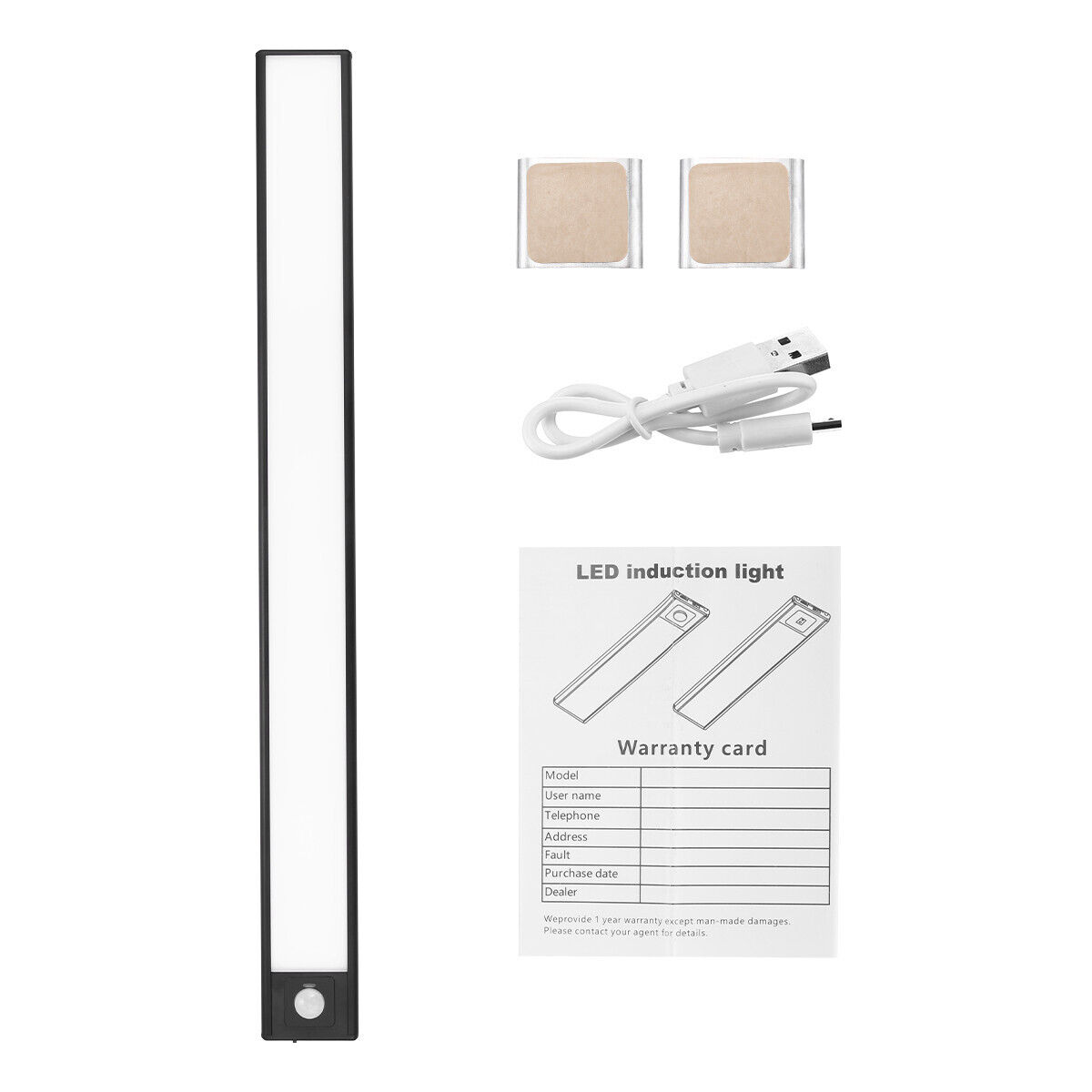 LED Motion Sensor Under Cabinet Closet Light USB Rechargeable Kitchen Lamp Strip Housmile PIR Motion Sensor Light - фотография #12