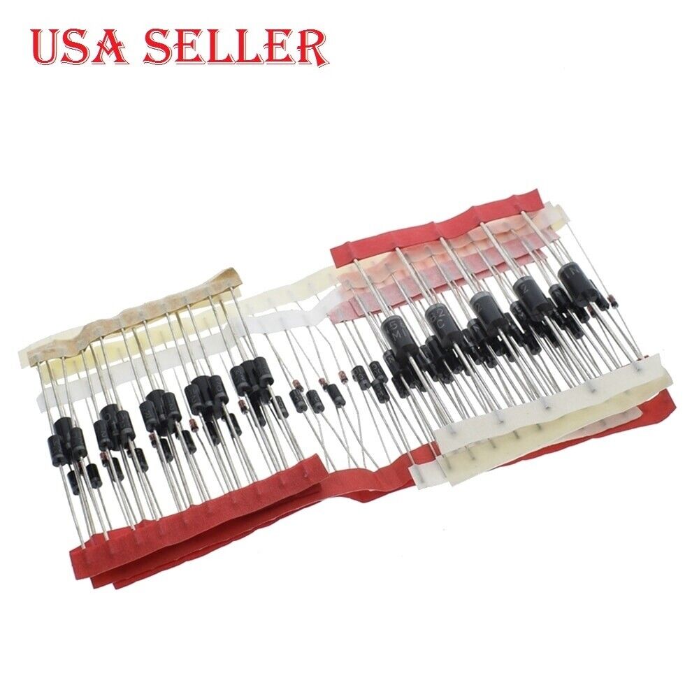 100pcs/lot Fast Switching Schottky Diode Rectifier Diode Kit Set 8 Type Pack Unbranded Does Not Apply