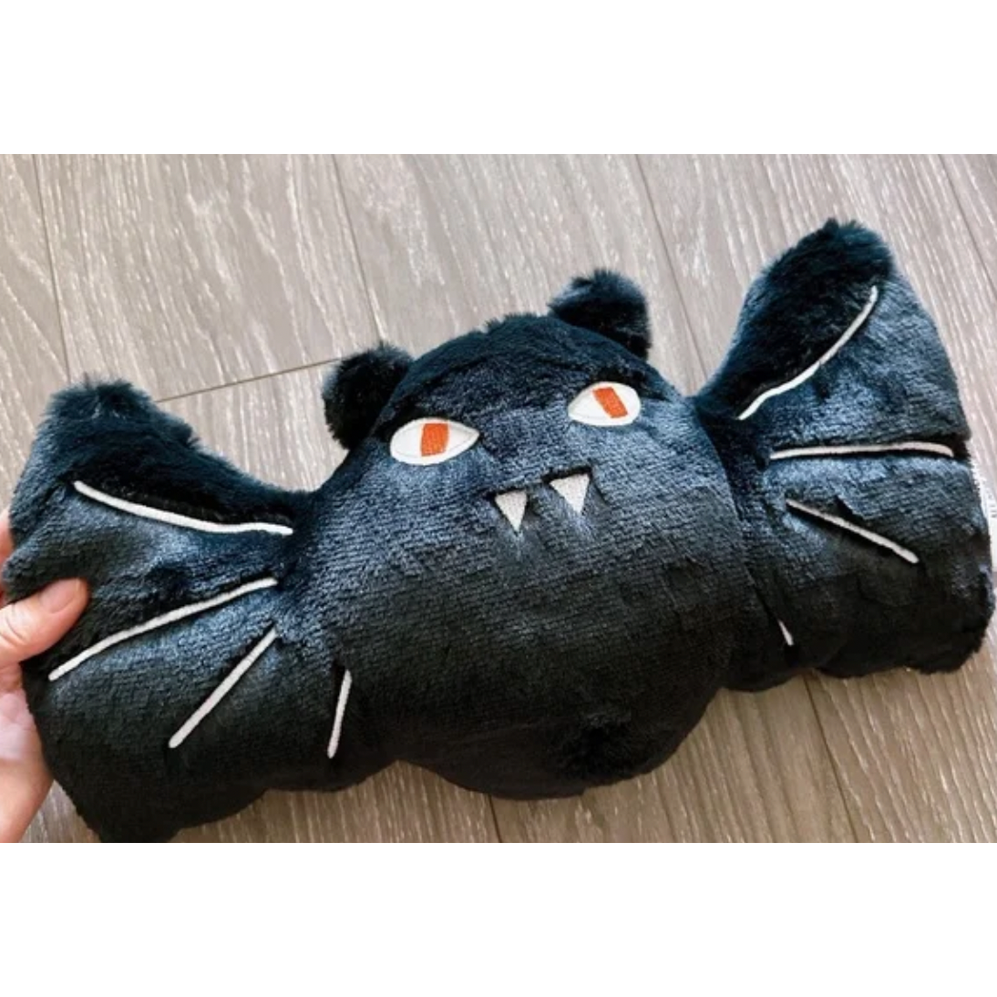 Set 3 Halloween NEW Faux Fur Cat Pumpkin Bat Throw Pillow Hyde & EEK! Boutique TARGET - фотография #3