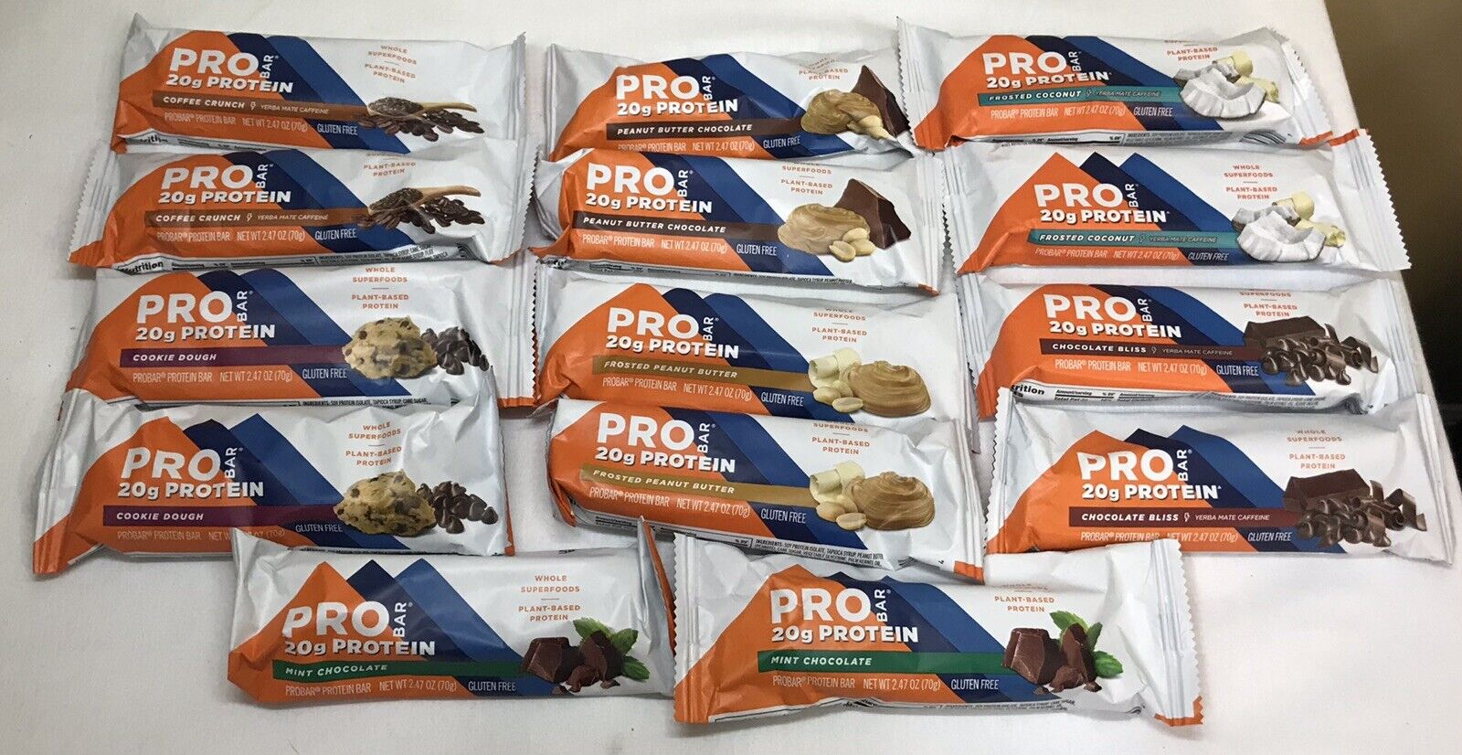 Lot 14 ProBar Plant Based Protein Bars 20g Variety Assorted 4/2021 to 6/2021  Probar