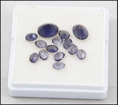 Natural IOLITE oval cut solitaire 7mm(w)x9mm(l) 5.80ct - 14 stones Без бренда - фотография #3