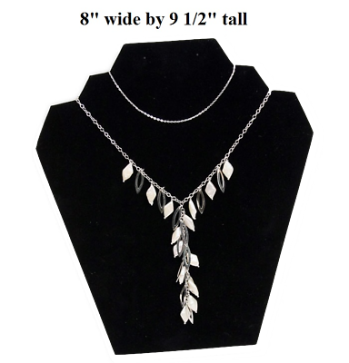 11pc Jewelry Display Set Black Velvet Necklace Holder Ring Displays Easel Stands Unbranded - фотография #6