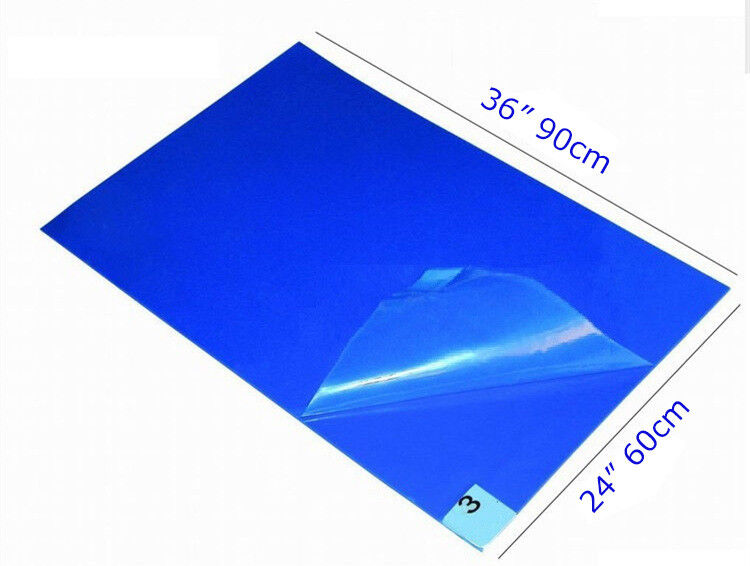 Sticky Mat Contamination Laboratory Clean Room Blue10 mats 300 Sheet Tacky  ZBMZB Mat - фотография #4