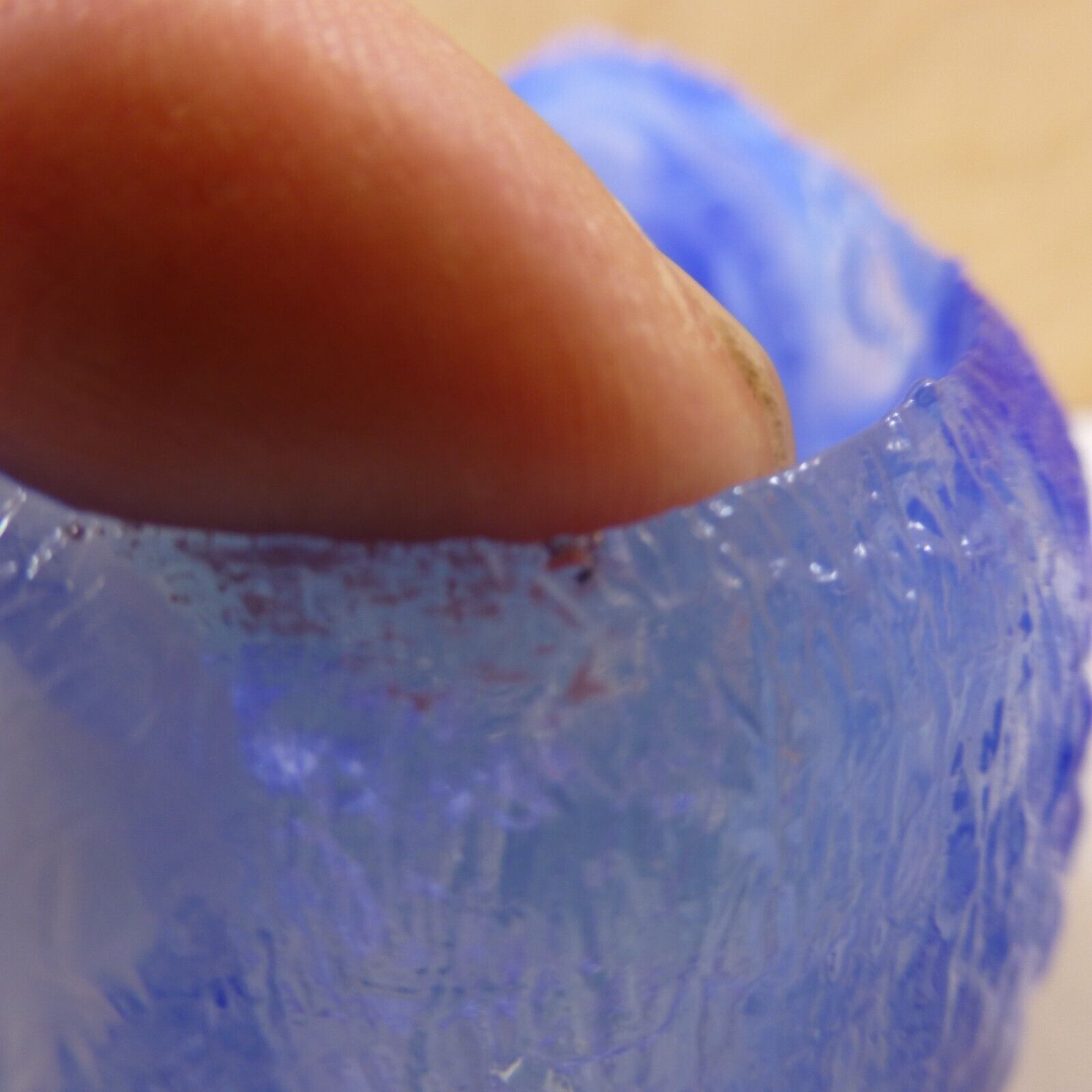 Joe St Clair COBALT BLUE WHITE SLAG Glass DOG HEAD TOOTHPICK MATCH HOLDER Summit Без бренда - фотография #6